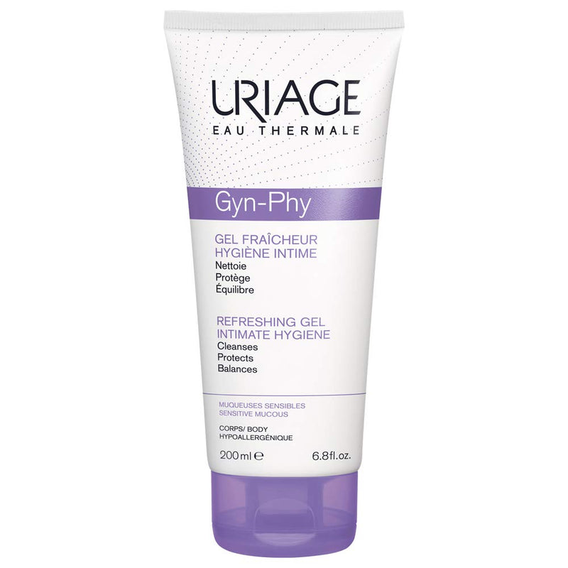 [Australia] - URIAGE Gyn Phy Refreshing Intimate Gel | Soap Free, Paraben-Free & Dermatologist Tested Feminine Wash to Gently Clean, Protect and Balance Even the Most Sensitive Skin 6.8 Fl Oz 