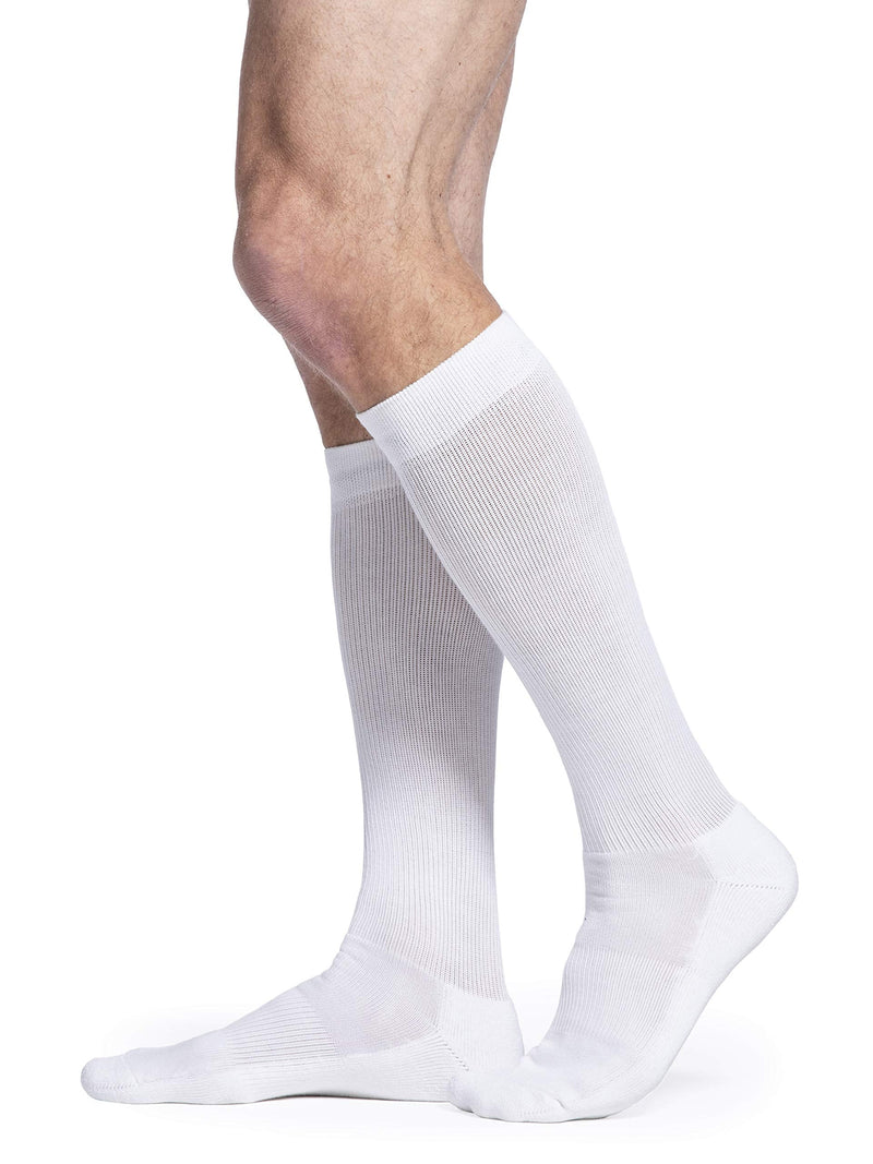 [Australia] - SIGVARIS Men’s Motion Cushioned Cotton 360 Closed Toe Calf-High Socks 20-30mmHg 