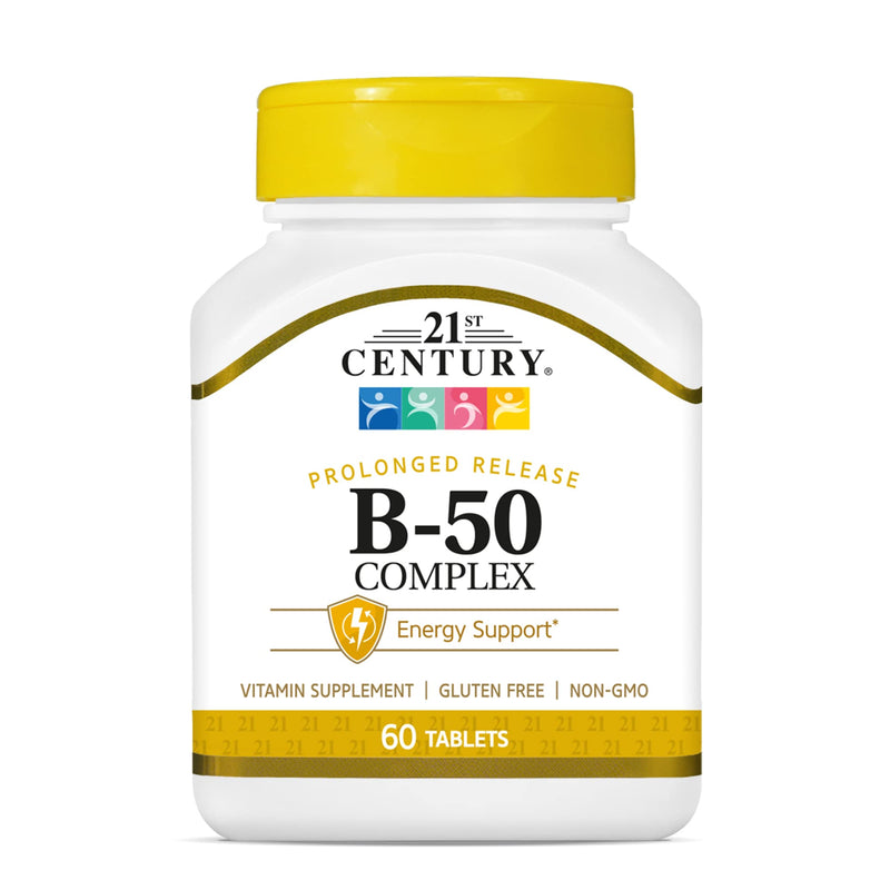 [Australia] - 21st Century B 50 Complex Prolonged Release Tablets, 60 Count (Pack of 1) 