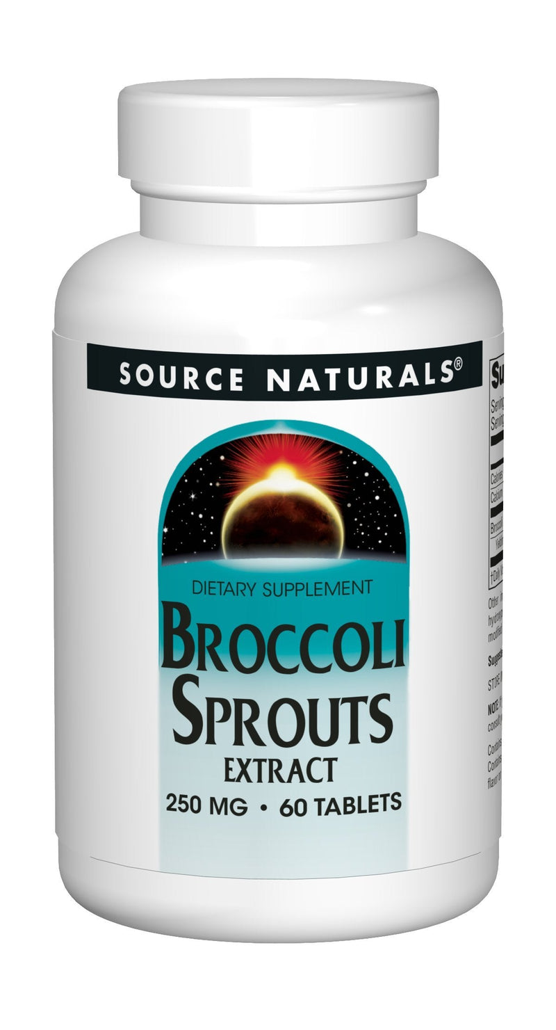 [Australia] - Source Naturals Broccoli Sprouts Extract 250 mg Sulforaphane - 60 Tablets 