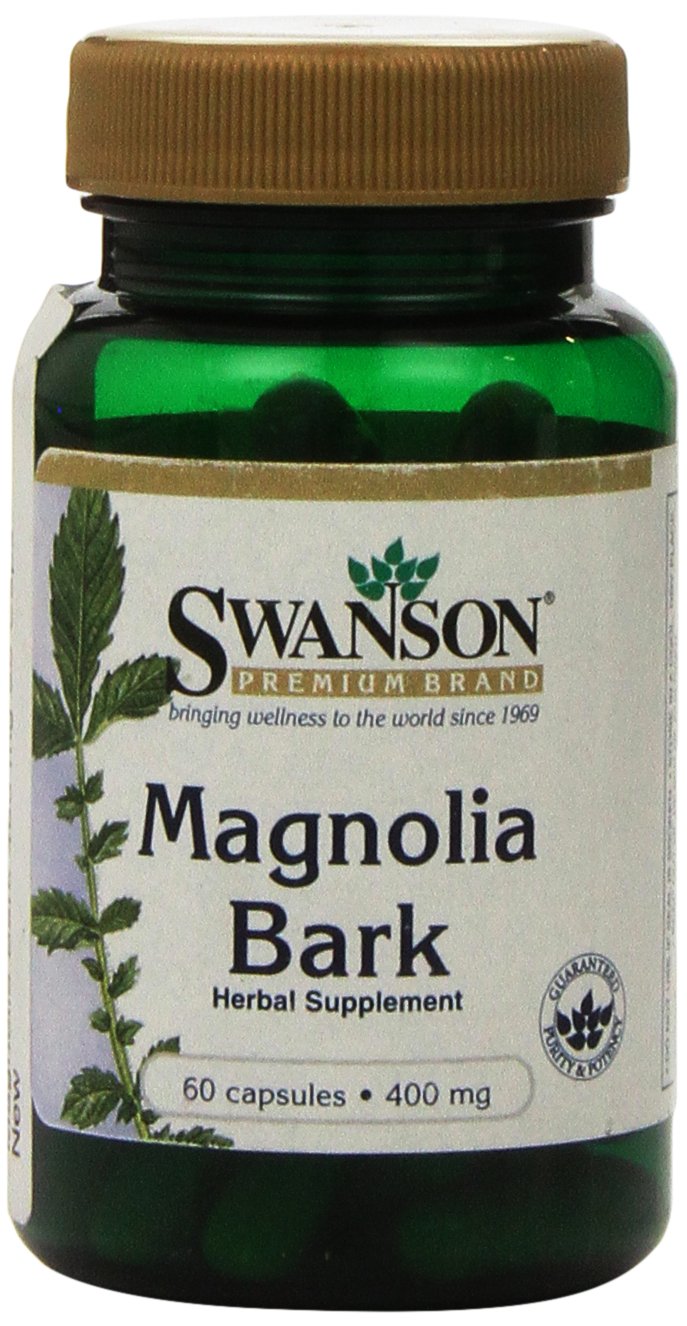 [Australia] - Swanson Magnolia Bark Antioxidant Support 400 Milligrams 60 Capsules 1 