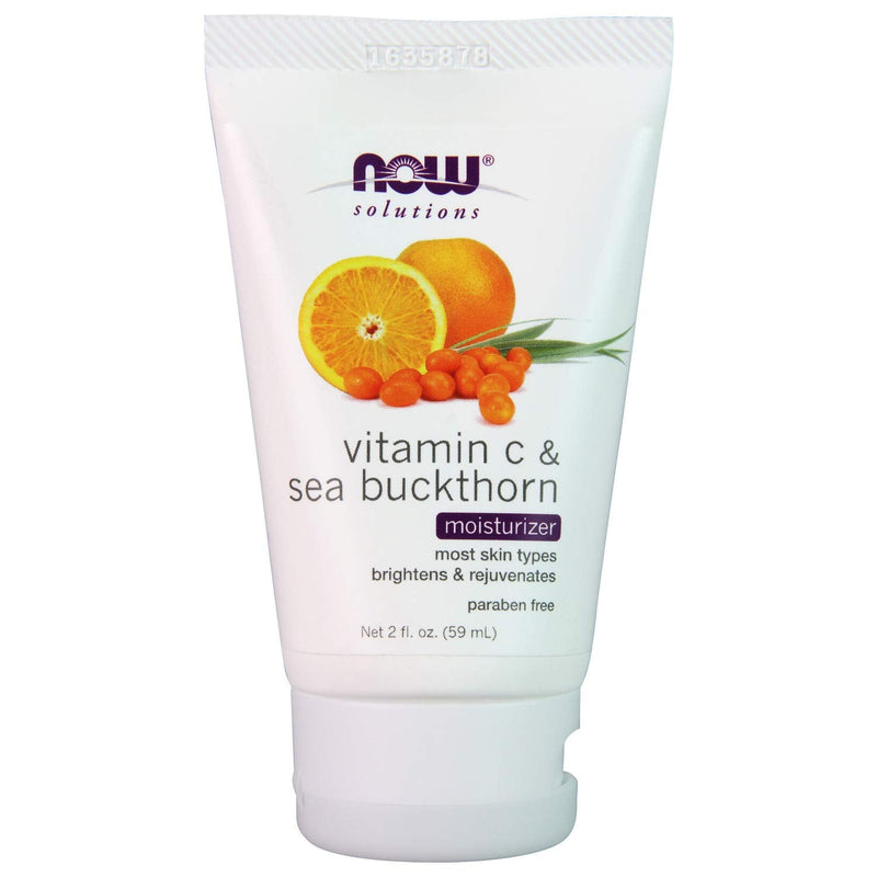 [Australia] - NOW Solutions, Vitamin C and Sea Buckthorn Moisturizer, Brightening and Rejuvenating, 2-Ounce 