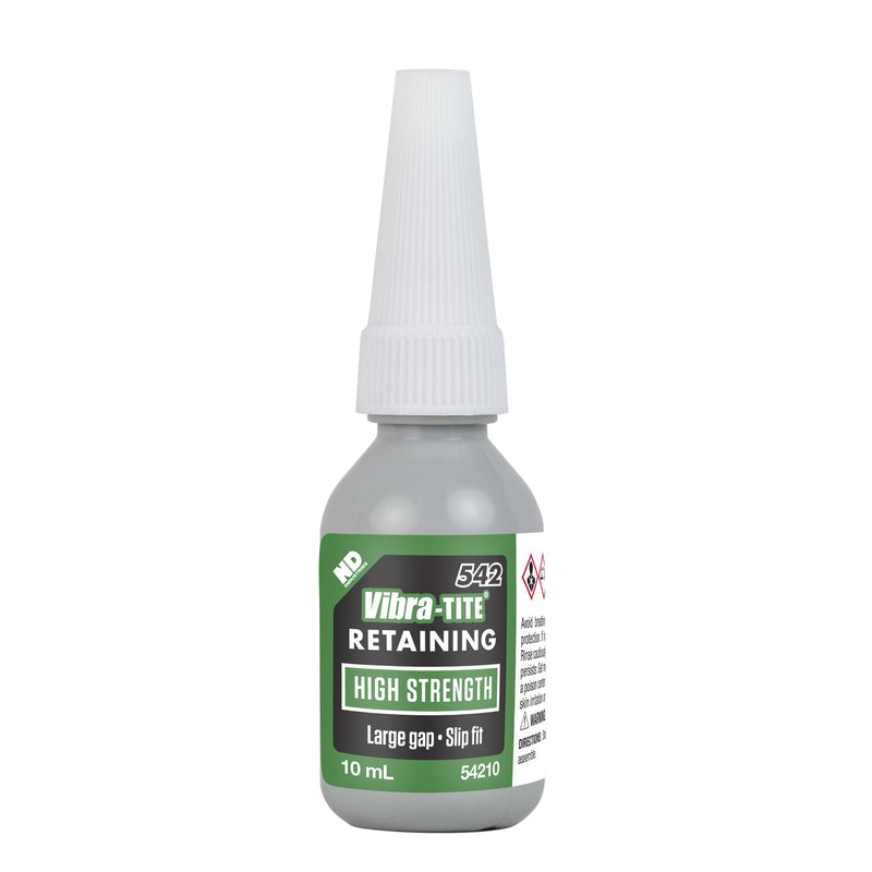 [Australia] - Vibra-TITE 542 High Strength Large Gap Anaerobic Retaining Compound, 10ml Bottle, Green 10 mililiters 