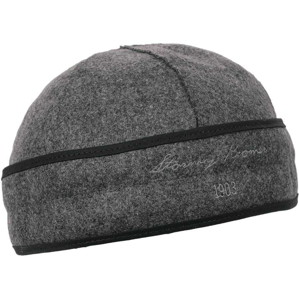 [Australia] - Stormy Kromer The Brimless Cap - Wool Thermal Cap with Pulldown Earband Charcoal 7 3/4 