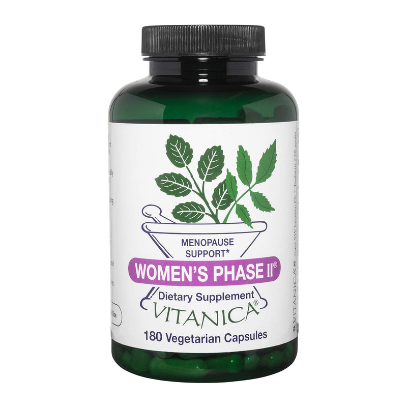 [Australia] - Vitanica Women's Phase II, Menopause Support, Vegan/Vegetarian, 180 Capsules 