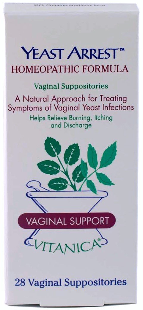 [Australia] - Vitanica - Yeast Arrest - Homeopathic Vaginal Suppositories - 28 Count 