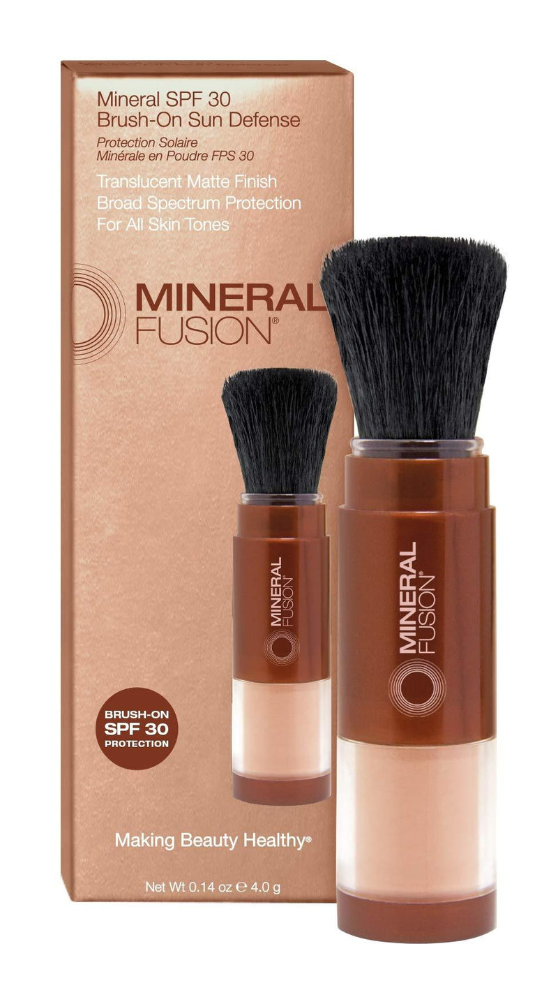 [Australia] - Mineral Fusion Brush-On Sun Defense, SPF 30, UVA and UVB Protection, No Parabens, Gluten Free, Vegetarian, No Phthalates, Hypo-allergenic 