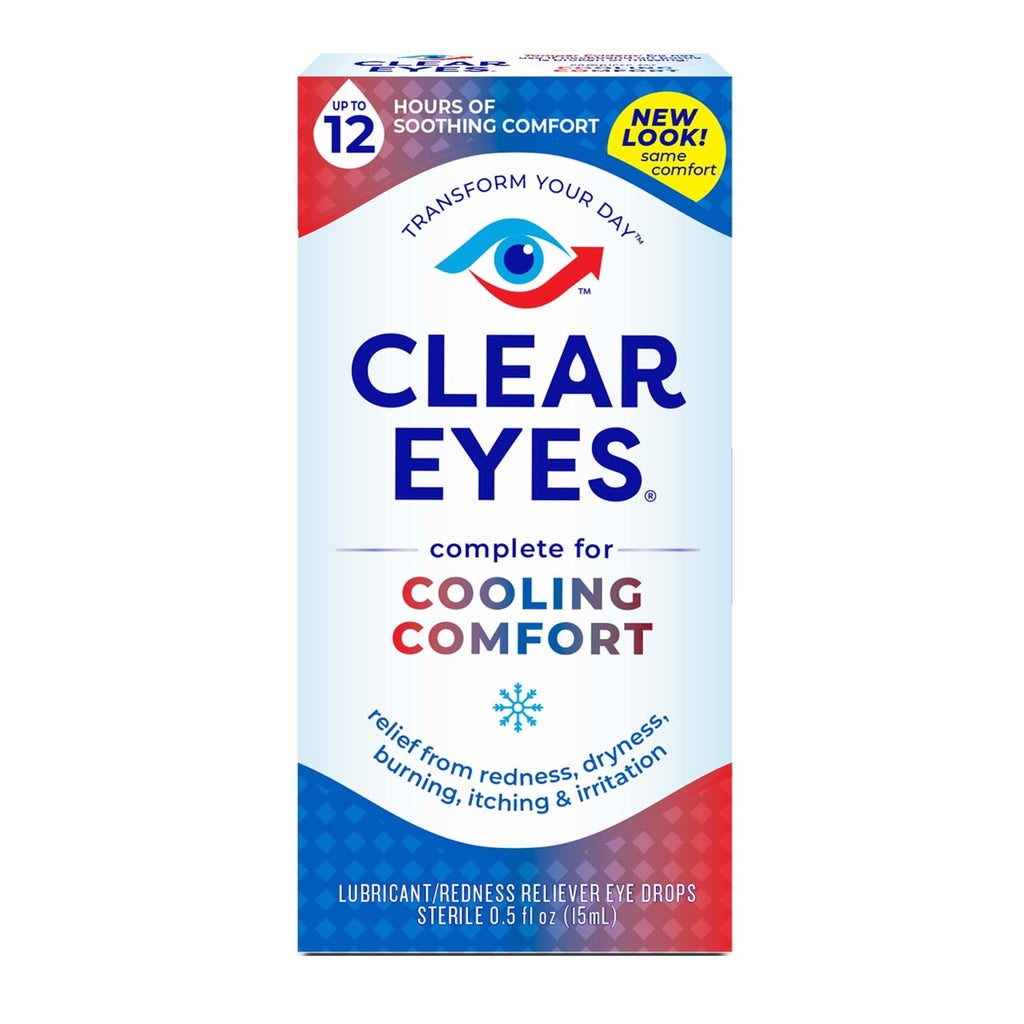 [Australia] - Clear Eyes Cooling Comfort Relief Eye Drops, 0.5 Fl Oz Redness Relief 