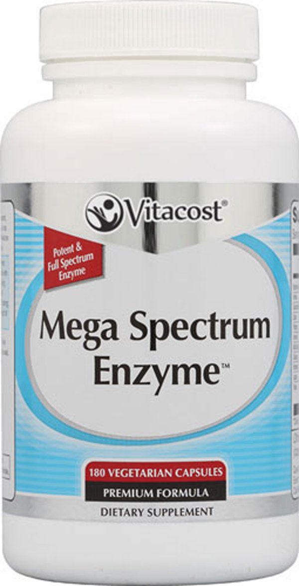 [Australia] - Vitacost Mega Spectrum Enzyme - 180 Capsules 