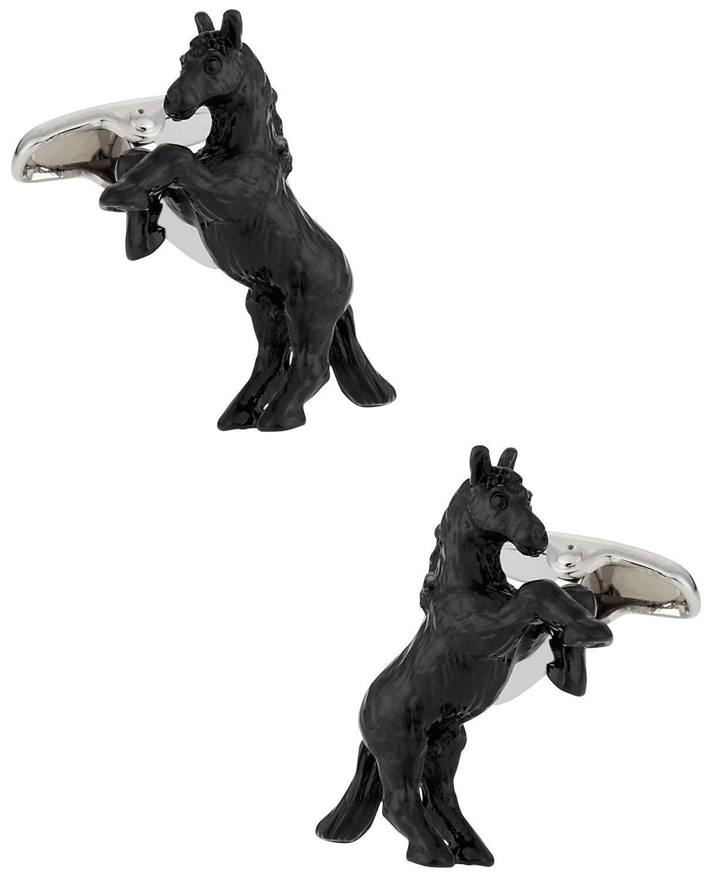 [Australia] - Safari Cuff-Daddy Bucking Bronco Horse Cufflinks Hand Painted with Presentation Box 