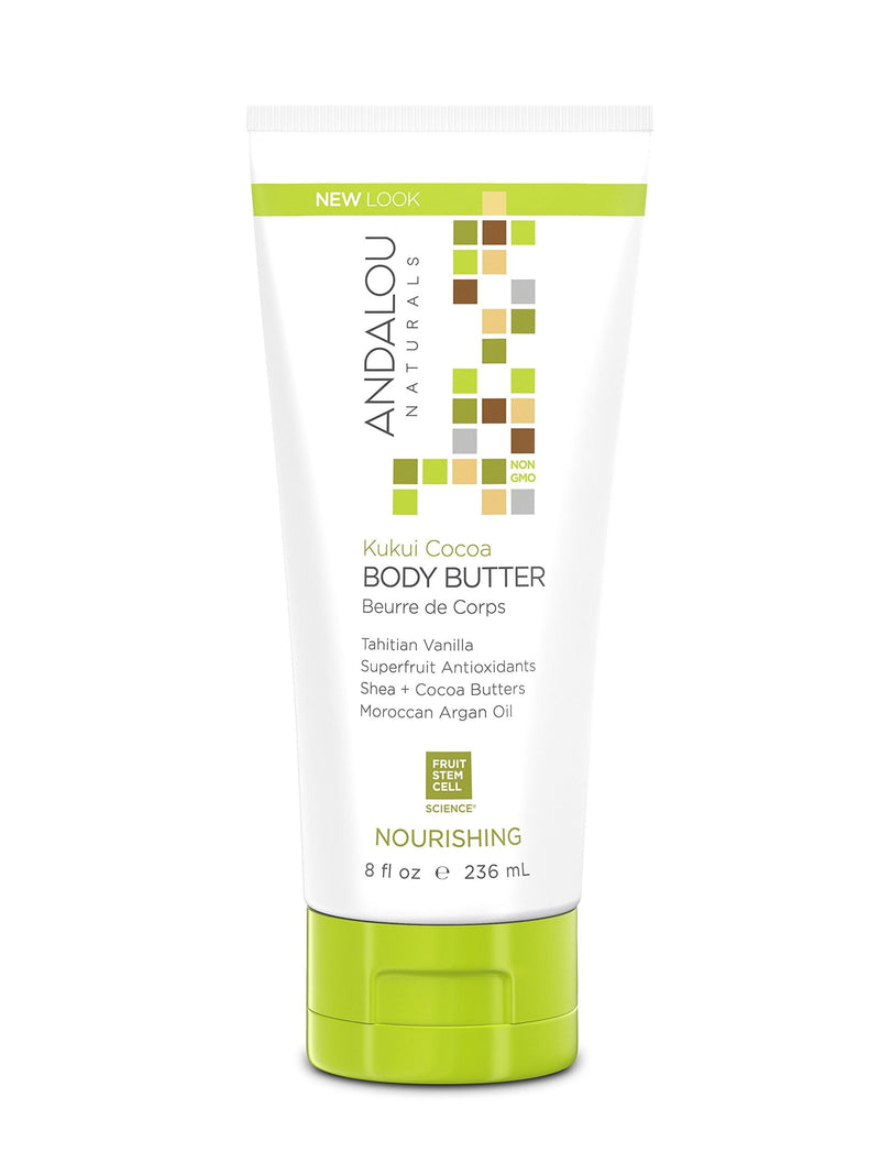 [Australia] - Andalou Naturals Kukui Cocoa Nourishing Body Butter, 8 Ounce 