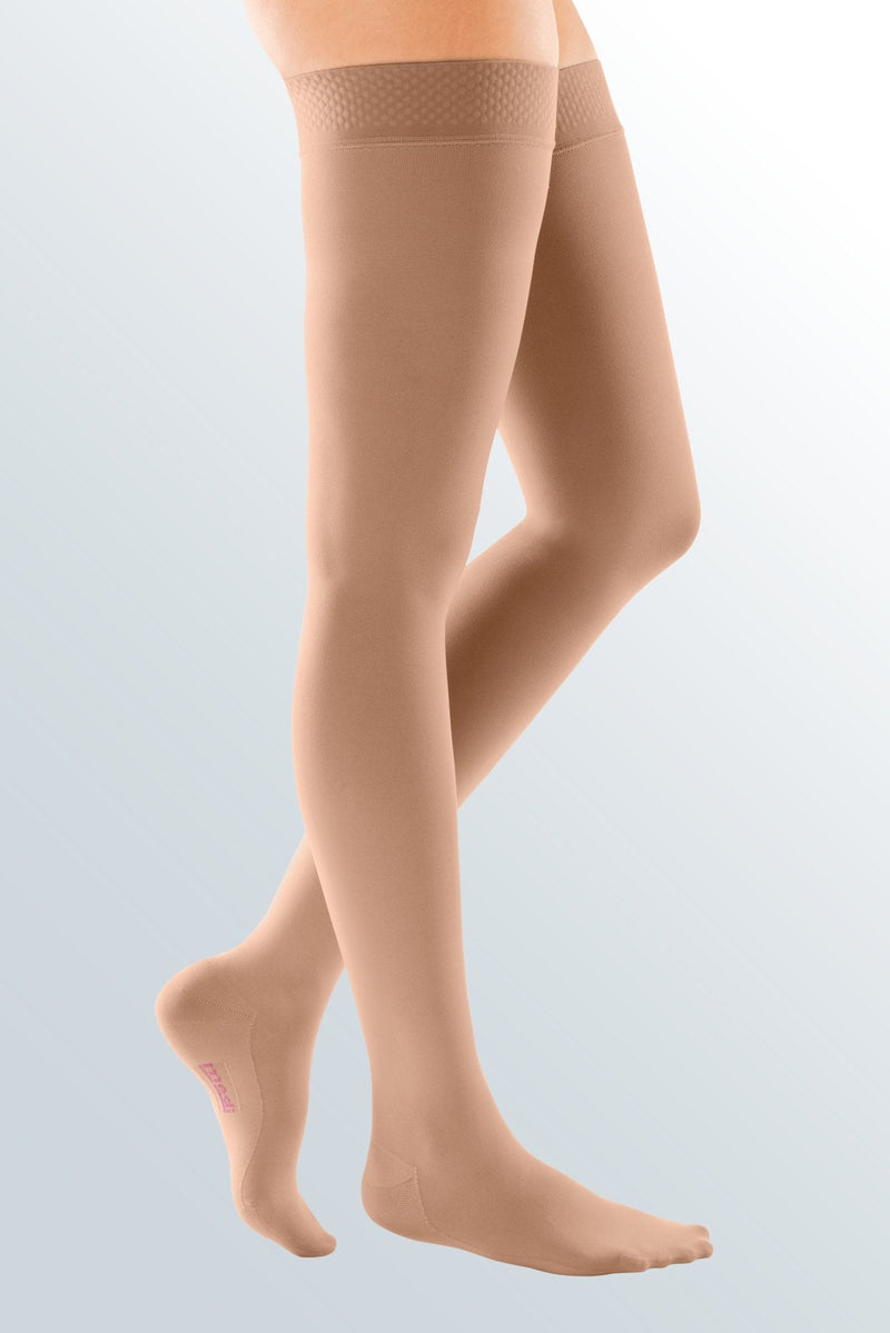 [Australia] - mediven comfort for women, 15-20 mmHg, Thigh High Compression Stockings, Closed Toe Natural 3 