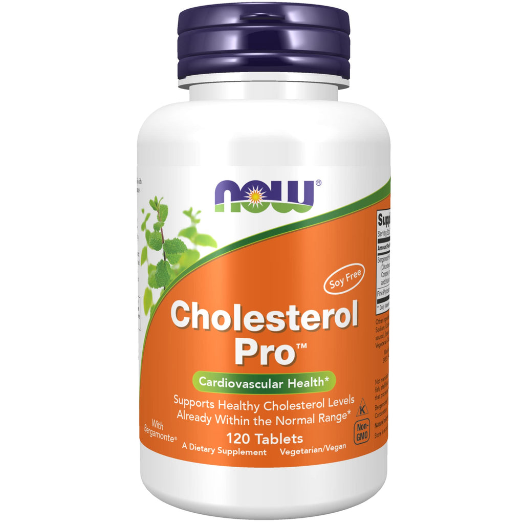 [Australia] - NOW Supplements, Cholesterol Pro™ with Bergamonte™ and Plant Sterols, Cardiovascular Health*, 120 Tablets 