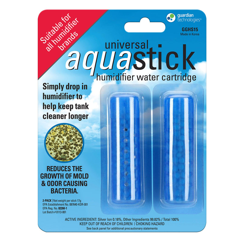 [Australia] - Guardian Technologies GGHS15 Aquastick Antimicrobial Humidifier Treatment, 2-Pack, Pure Guardian Humidifiers, Evaporative Humidifier Water Tanks 