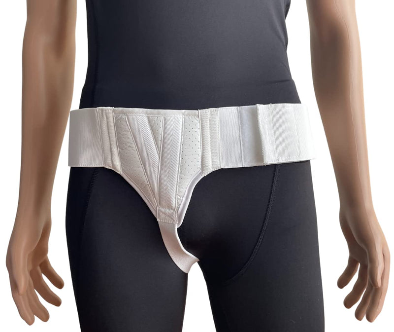 [Australia] - FlexaMed Right Side Inguinal Groin Hernia Truss with Compression Pad - Medium Medium (Pack of 1) 