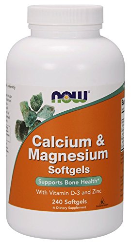 [Australia] - NOW Foods, Calcium & Magnesium + D - 240 Softgels 