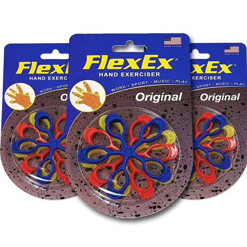 [Australia] - FlexEx Hand Exerciser - Triple Pack, Made In USA 