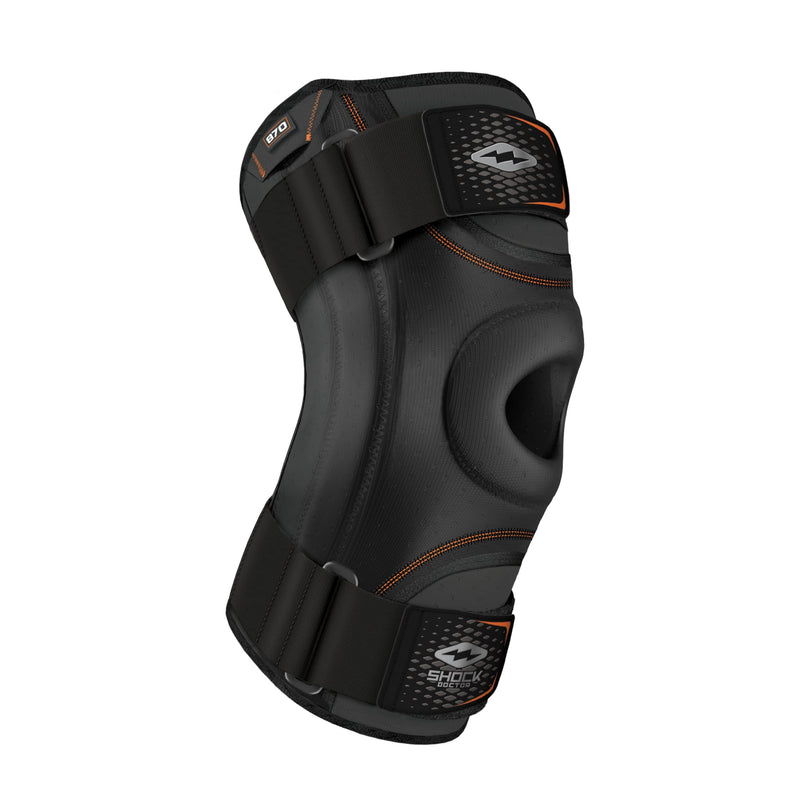 [Australia] - Shock Doctor 870 Knee Brace, Knee Support for Stability, Minor Patella Instability, Meniscus Injuries, Minor ligament Sprains for Men & Women, Sold as Single Unit (1) Large 