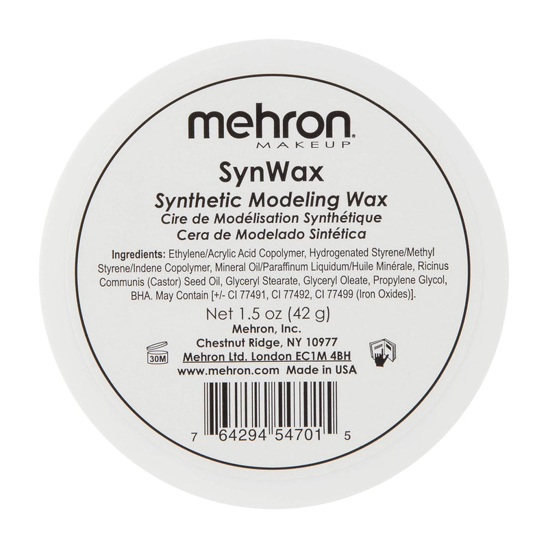[Australia] - Mehron Makeup SynWax Synthetic Modeling Wax (1.5 oz) 