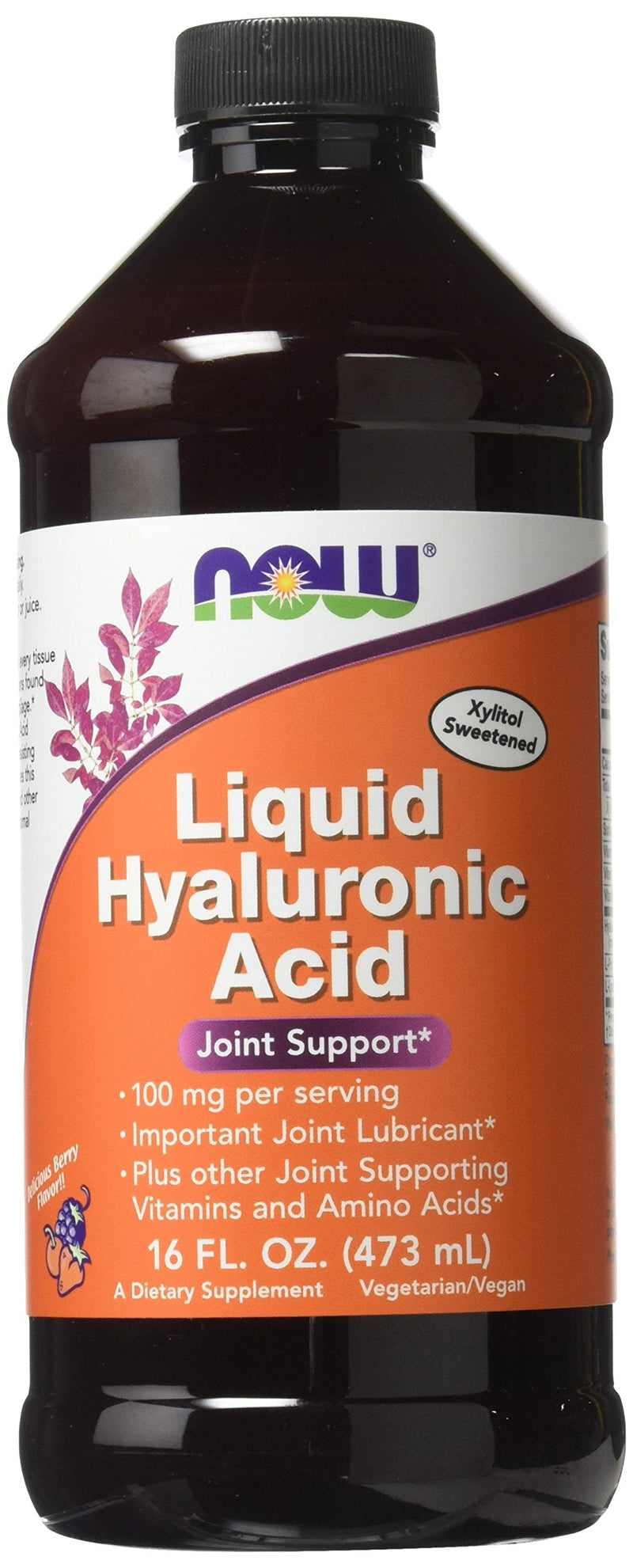 [Australia] - Now Foods Liquid Hyaluronic Acid 100 Milligrams, 16 Ounces 