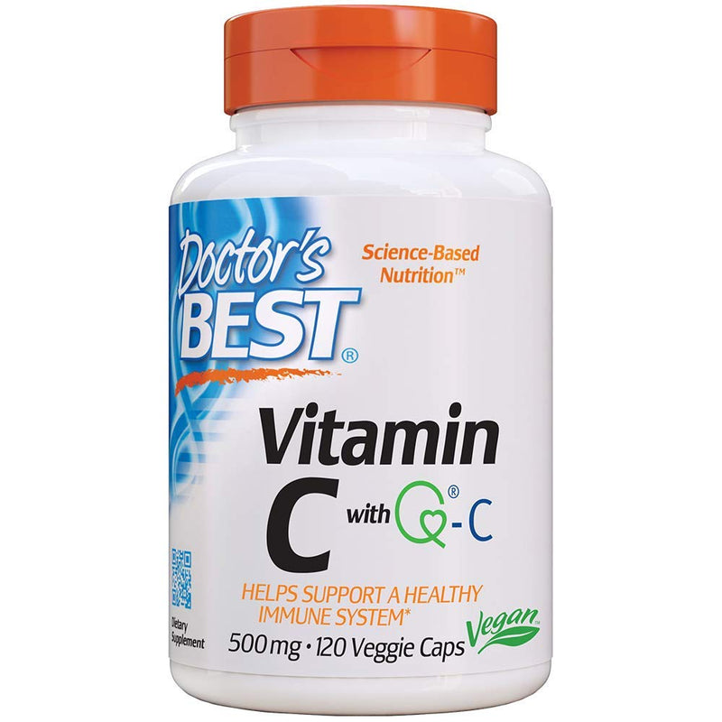 [Australia] - Doctor's Best Best Vitamin C 500mg, 120 Count 120 Count (Pack of 1) 