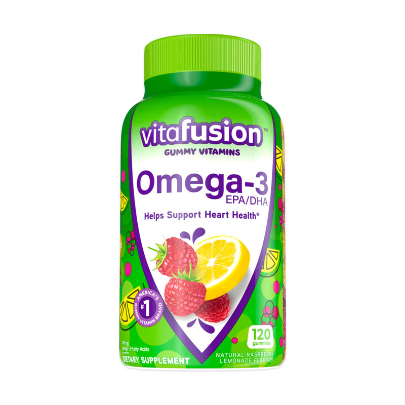 [Australia] - Vitafusion Omega 3 Gummies, 120 Count (Packaging May Vary) 