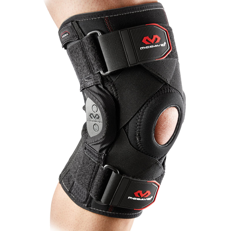 [Australia] - McDavid Maximum Support Knee Brace with Hinges (429X). Compression and Stability Straps for ACL, LCL, Arthritis, Tendonitis, MCL, Patella. Left and Right. Men and Women. Medium 