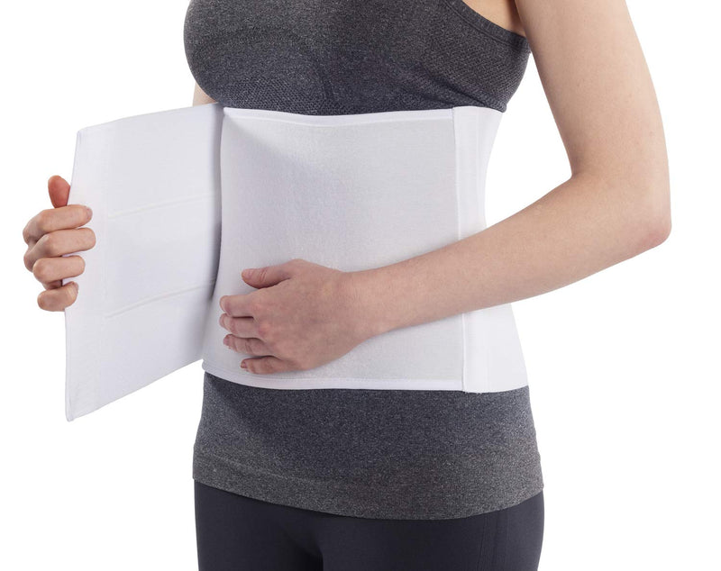 [Australia] - NYOrtho Plush Stomach Abdominal Binder - Soft Latex-Free Abdomen Wrap for Men and Women (45" - 60") 3 PANEL - 9" 45-60 Inch (Pack of 1) 3 Panel - 9" High 