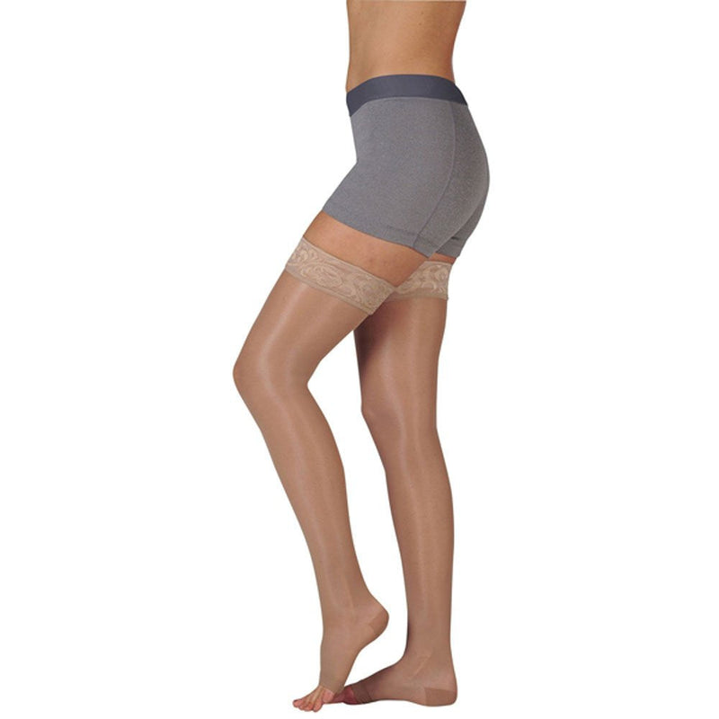 [Australia] - Juzo Naturally Sheer 15-20 mmHg Closed Toe Compression Stockings 3 Beige 