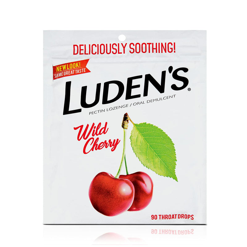 [Australia] - Ludens Deliciously Soothing Throat Drops, Wild Cherry Flavor, 90 Count 