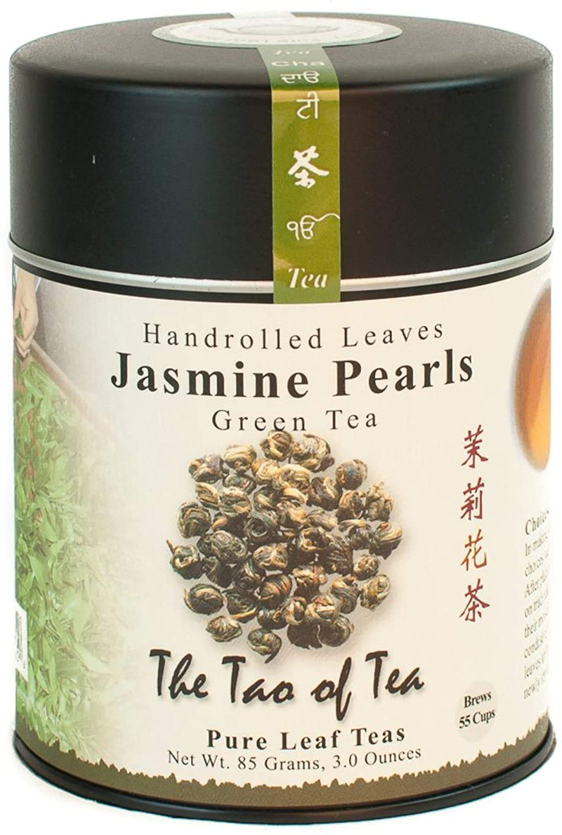 [Australia] - The Tao of Tea, Handrolled Jasmine Pearls Green Tea, Loose Leaf, 3 Ounce Tin 1 