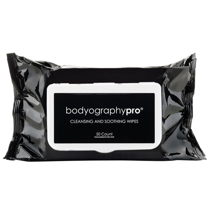 [Australia] - Bodyography Face It Cleansing & Soothing Wipes - Makeup Remover Facial Wipes - Cleanses and Nourishes 