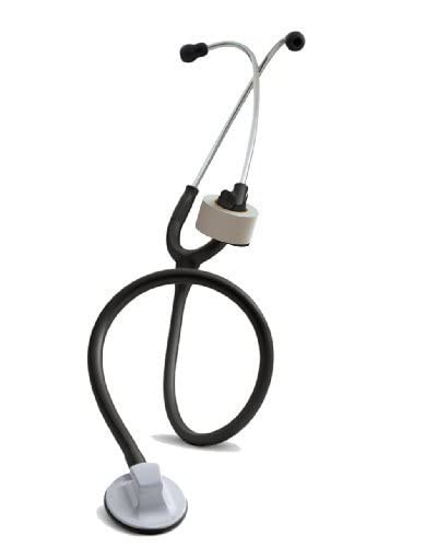 [Australia] - StatGear Stethoscope Tape Holder - Medical Items for Nurses, Paramedics, EMT, EMS - Black 1 Count (Pack of 1) 