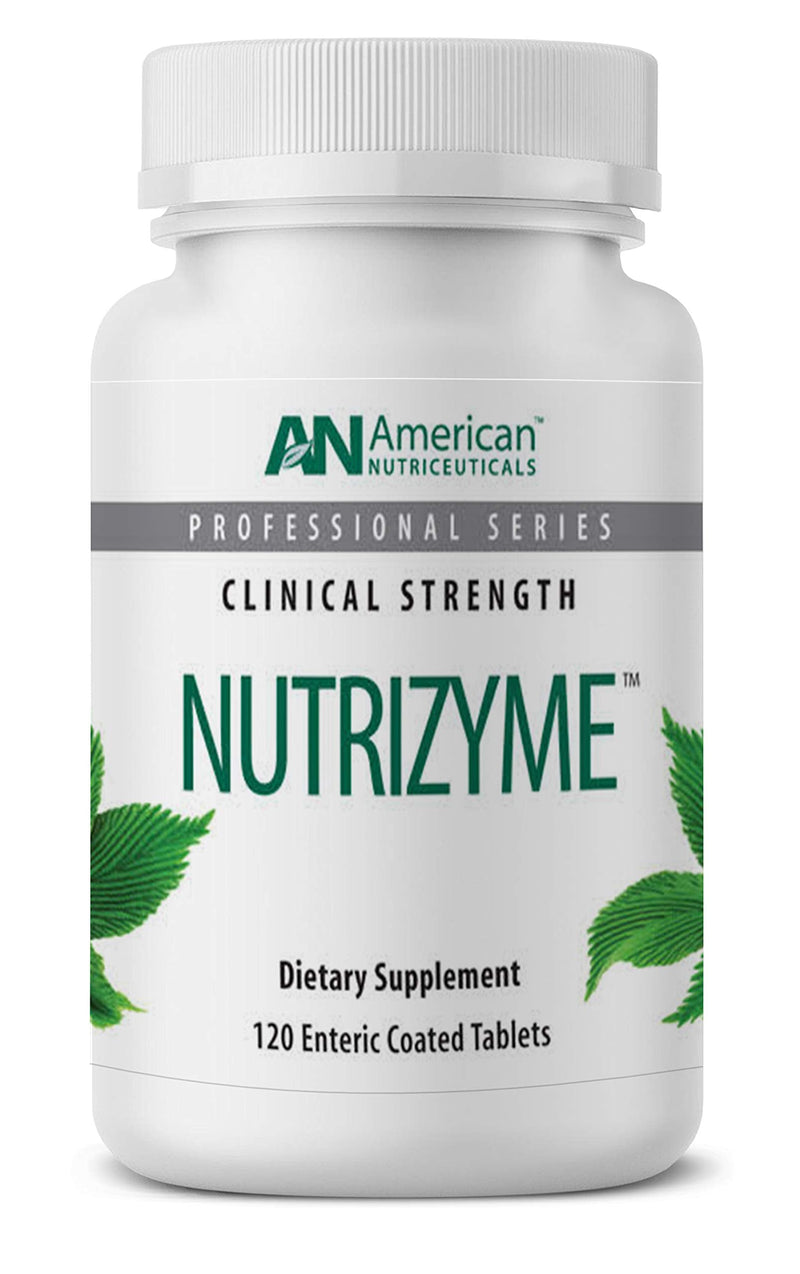 [Australia] - American Nutriceuticals – Nutrizyme – 120 Tablets – Professionally Formulated Proteolytic Enzyme Complex – Supports Immunity, Circulation & Metabolic Balance 120 Count (Pack of 1) 