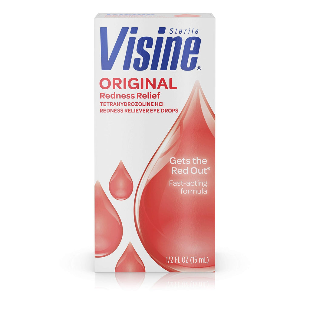 [Australia] - Visine, Redness Relief, Irritation Eye Drops Original, 0.5 fl oz, Clear 