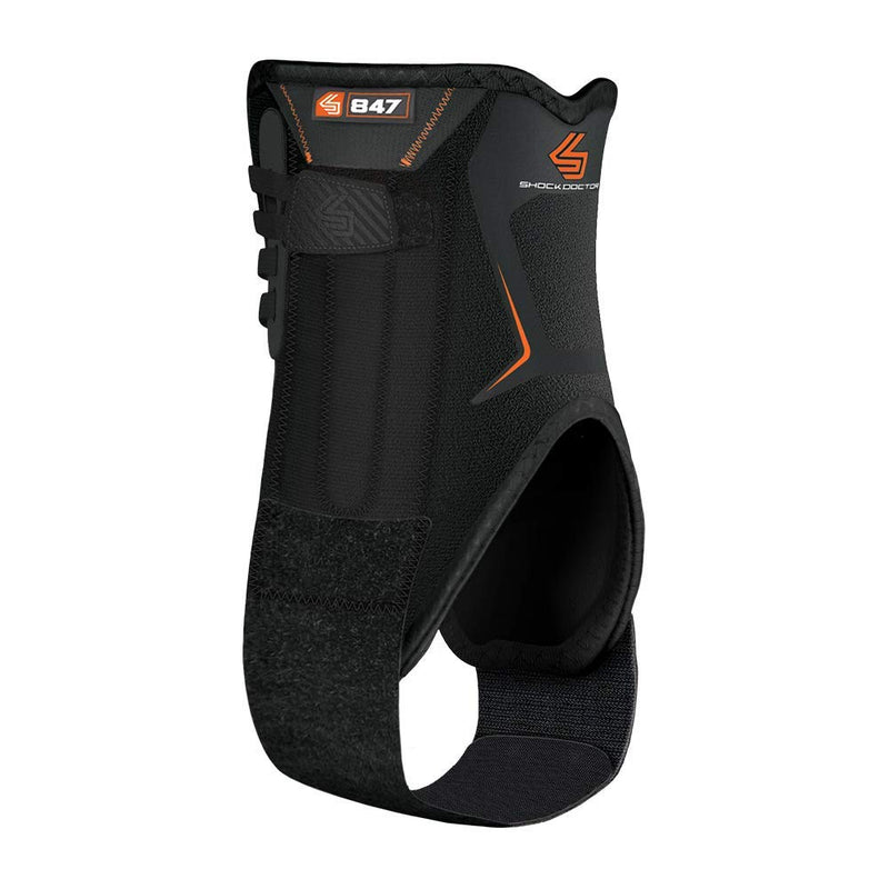[Australia] - Shock Doctor Ankle Stabilizer with Flexible Support Stays (Black) Medium Multi 