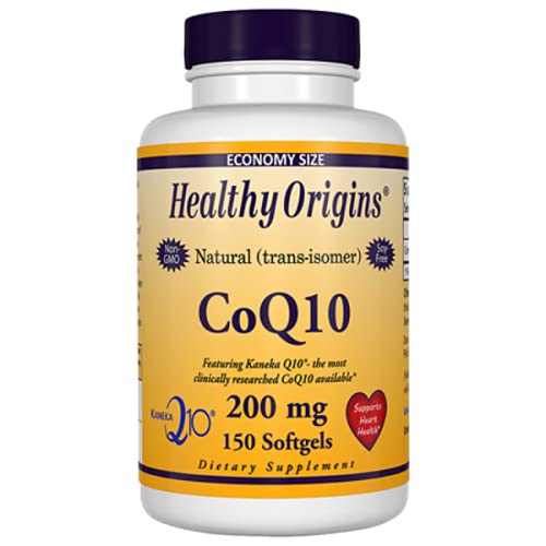 [Australia] - Healthy Origins kaneka COQ10 Gels, 200 Mg, 150 Count 