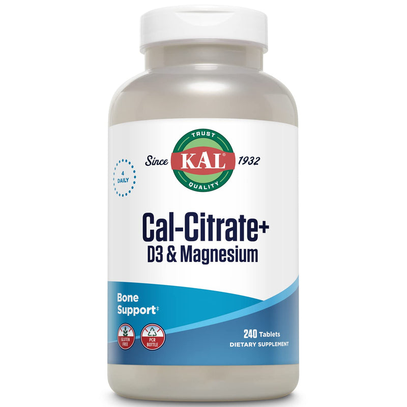 [Australia] - KAL Cal-Citrate Plus Tablets, 1000 mg, 240 Count 