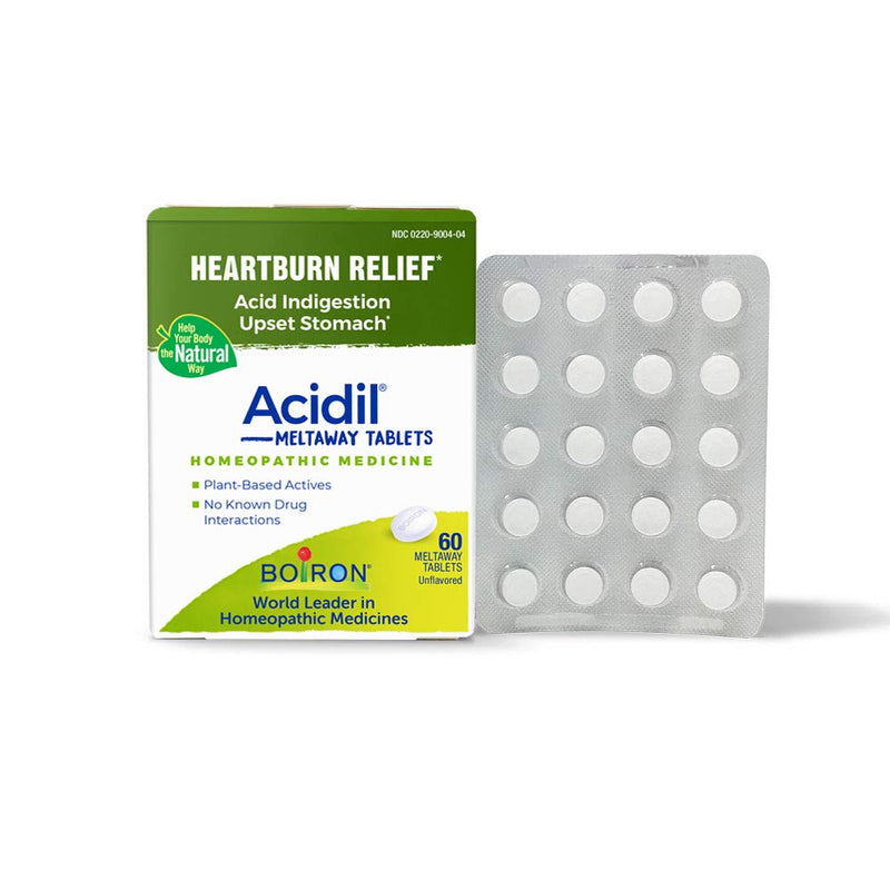 [Australia] - Boiron Acidil Indigestion Medicine for Heartburn and Acid Indigestion 60 Count (Pack of 1) 