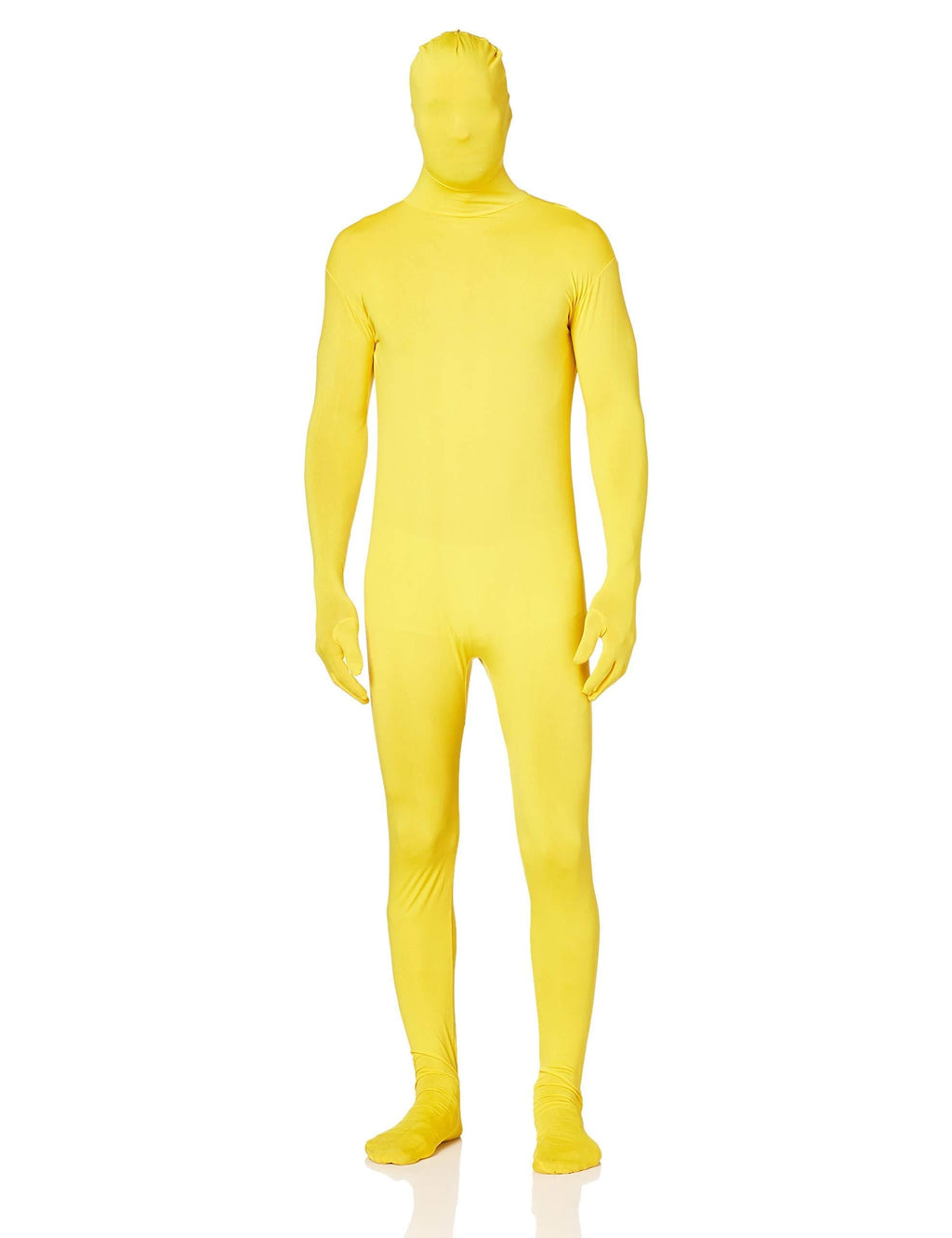 [Australia] - Rubie's mens Second Skin Zentai Supersuit Yellow Medium 