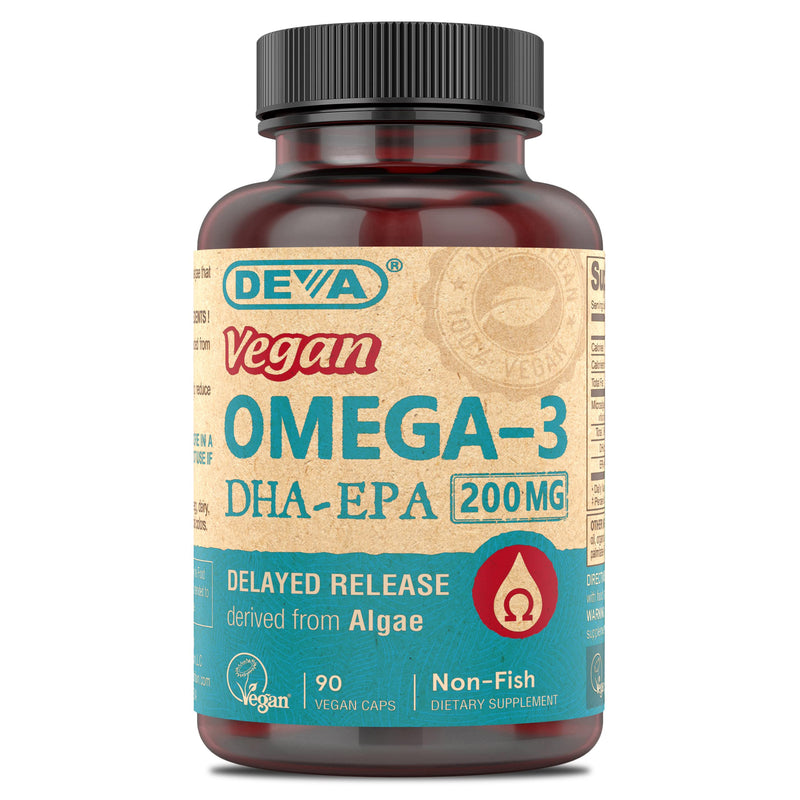 [Australia] - Deva Nutrition Deva Vegan DHA-EPA Delayed Release 90 Count 