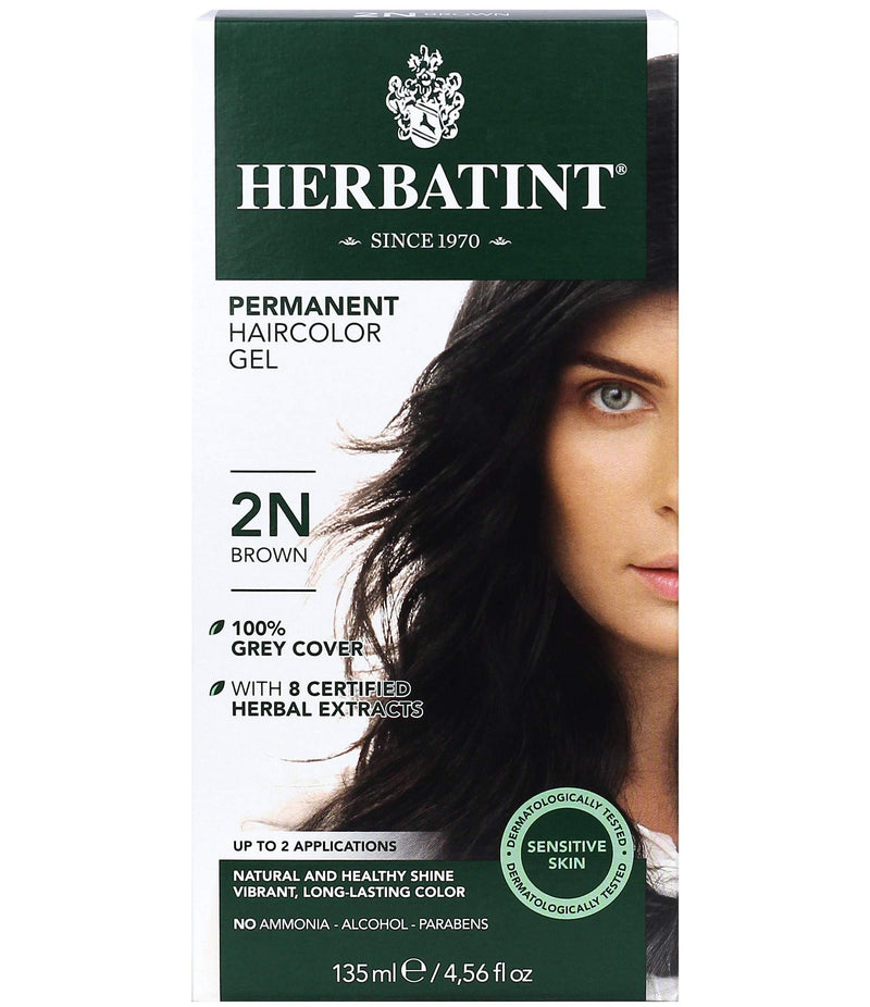 [Australia] - Herbatint Permanent Haircolor Gel, 2N Brown, 4.56 Ounce 