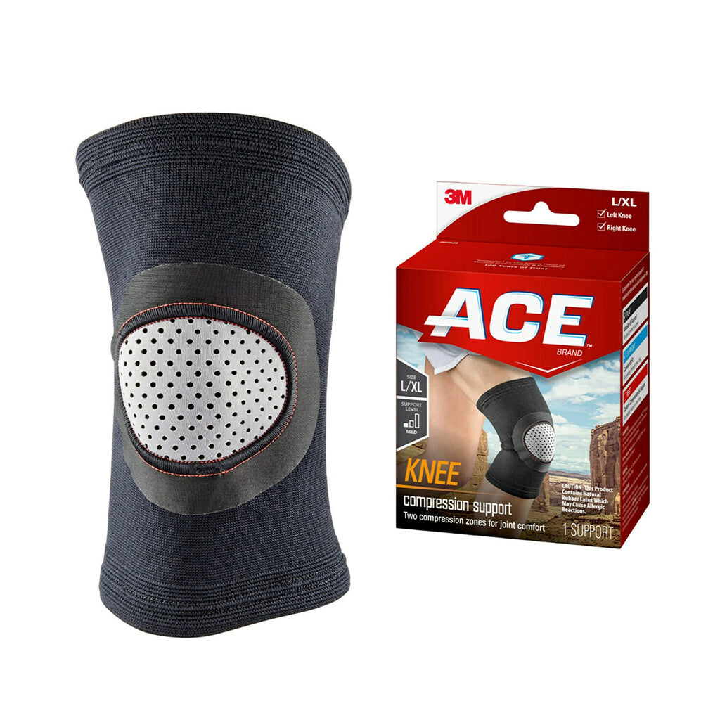 [Australia] - ACE Elasto-Preene Knee Support, Large/XLarge, Black (229067) Large/X-Large (Pack of 1) 