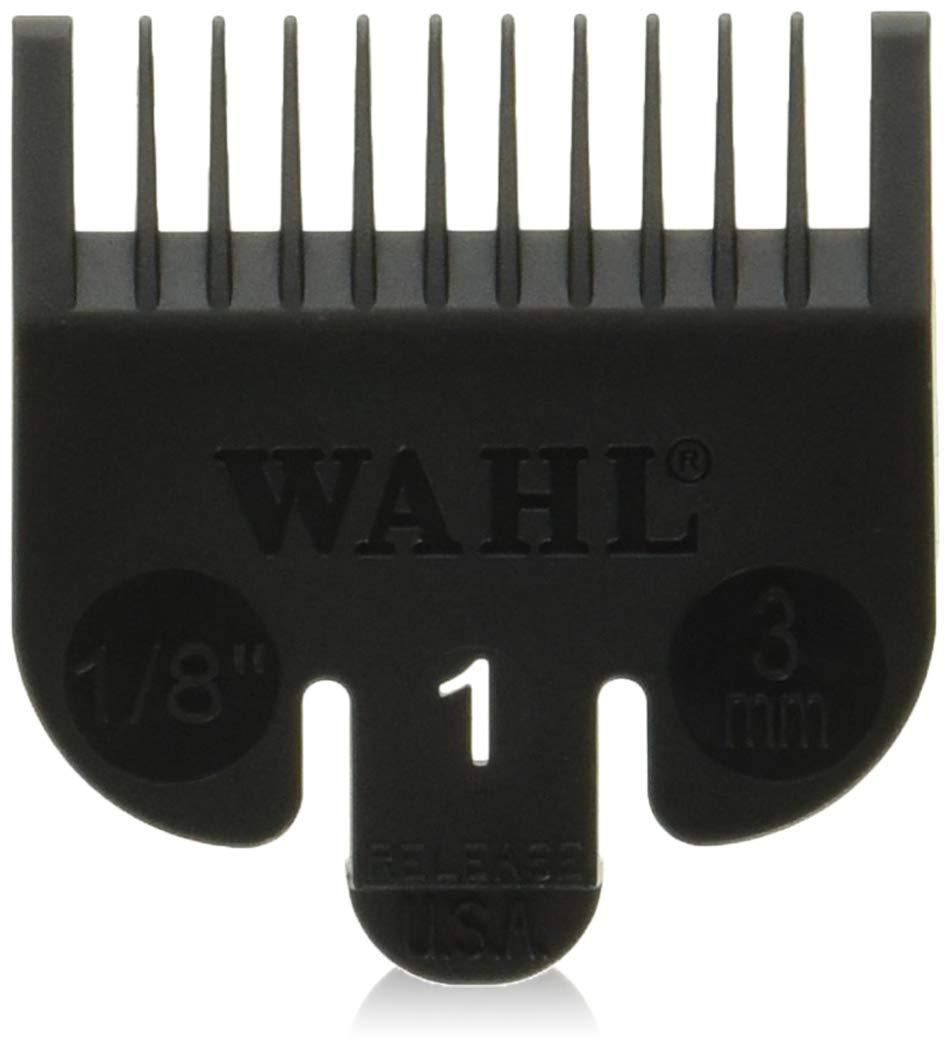 [Australia] - Wahl Professional #1 Guide Comb Attachment - 1/8" (3.0mm) - 3114-001 – Great for Professional Stylists and Barbers – Black in Color 