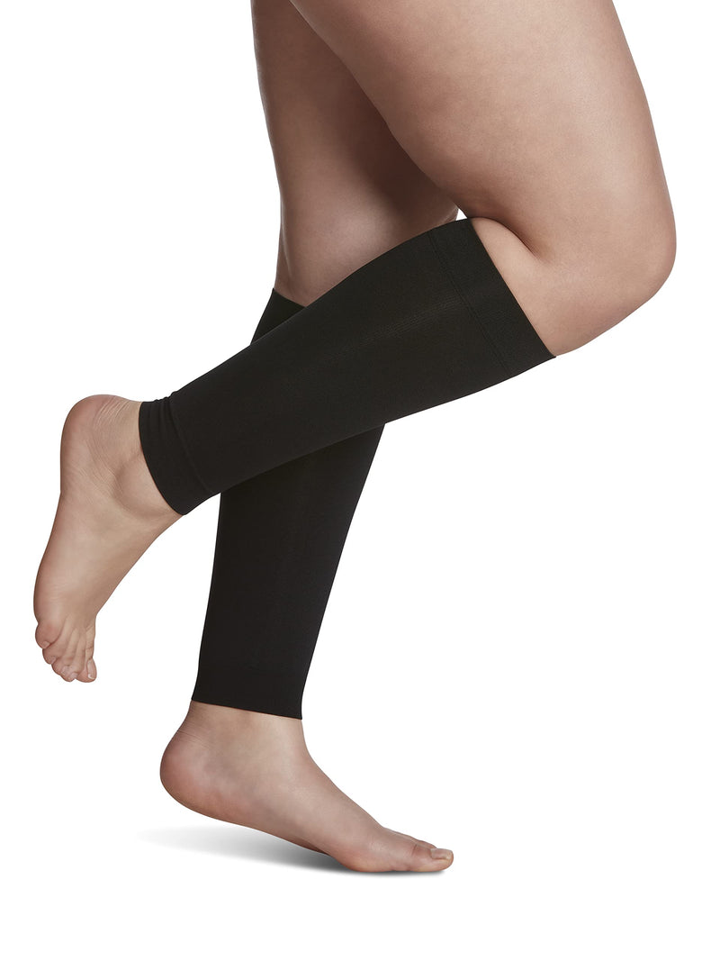 [Australia] - Sigvaris Unisex Performance Compression Running Sleeve 412V 20-30mmHg Medium Black 