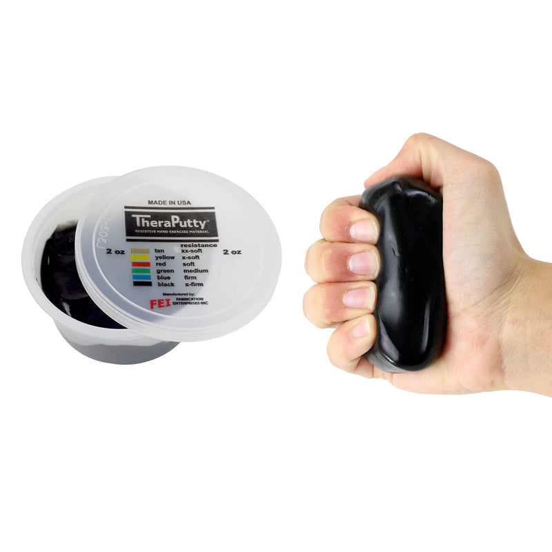 [Australia] - CanDo Theraputty Plus Hand Exercise Putty for Rehabilitation, Exercises, Hand Thearpy, Occupational Therapy, Hand Strengthening, Improve Motor Skills, Stress Relief 2-ounce X-FIRM 