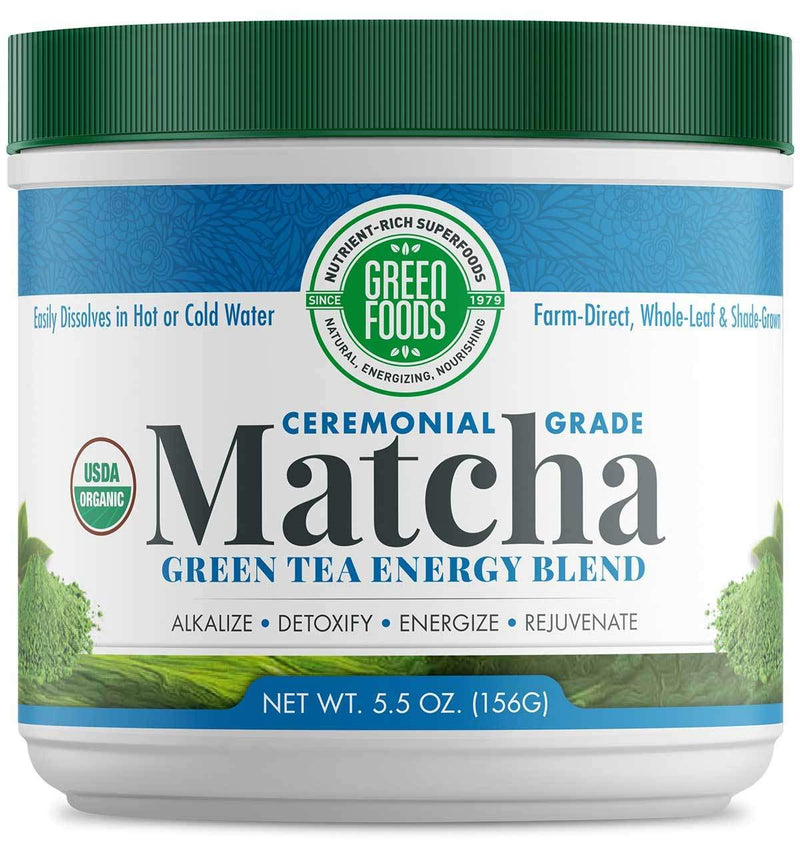 [Australia] - Green Foods Organic Matcha Green Tea, 5.5 Ounce 5.5 Ounce (Pack of 1) 