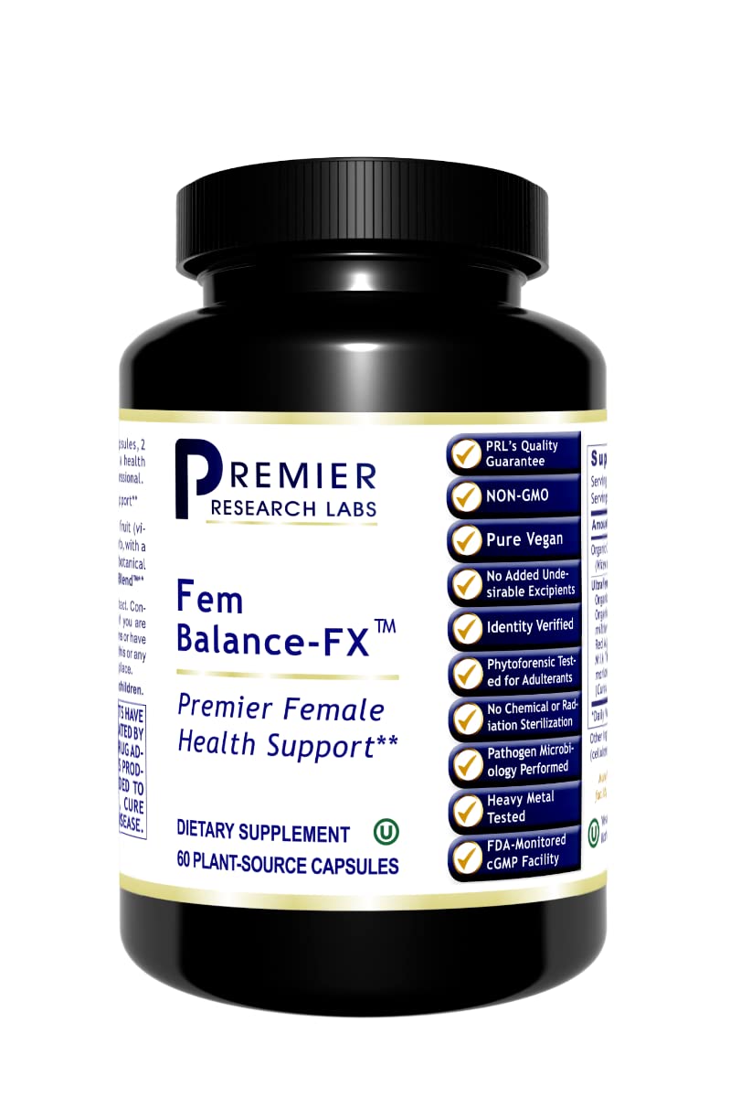 [Australia] - Premier Research Fem Balance-FX, 60 Capsules, Vegan Product - Comprehensive Female Formula for Premier Female Health Support 