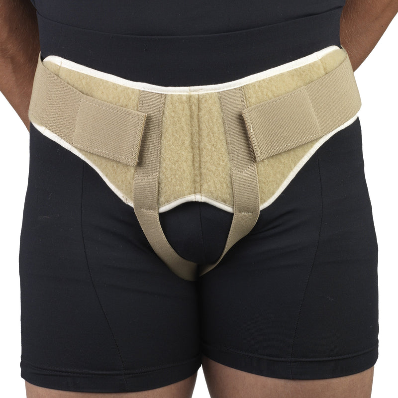 [Australia] - OTC Hernia Support, Single or Double Herniation, Inguinal Scrotal Treatment Beige Medium 