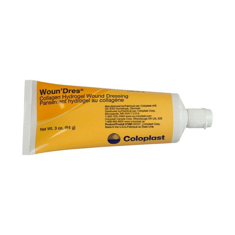 [Australia] - Coloplast 7690 Woun'dres Collagen Hydrogel Dressing, 3 Oz. Tube 